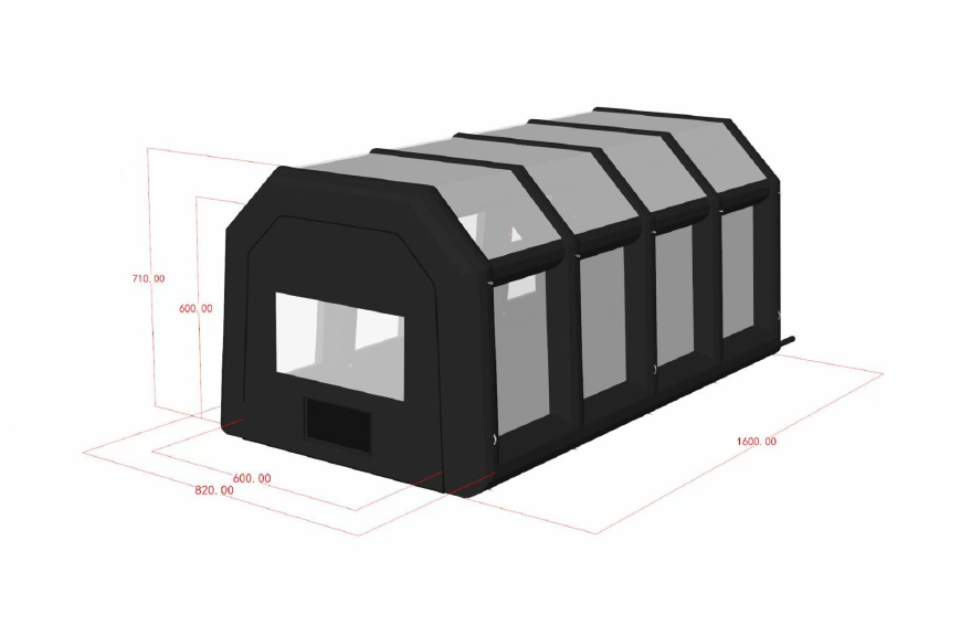 Vente cabine gonflage unique en PVC (Extérieur) PL – Image 5